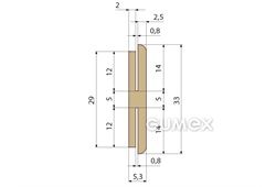 SILIKONPROFILE H-FORM